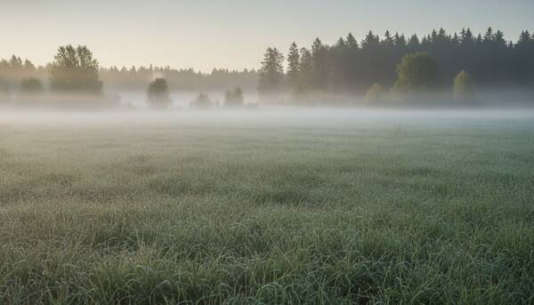 AI reference frame for Misty Meadow Morning