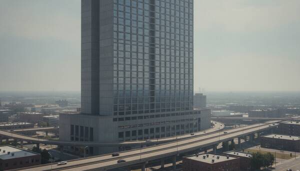 AI reference frame for Late Haze Concrete Dusk