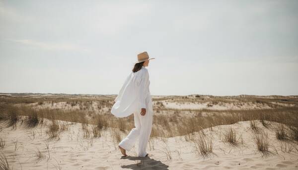 AI reference frame for Bleached Linen Afternoon