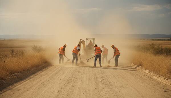 AI reference frame for Dust Road Documentary