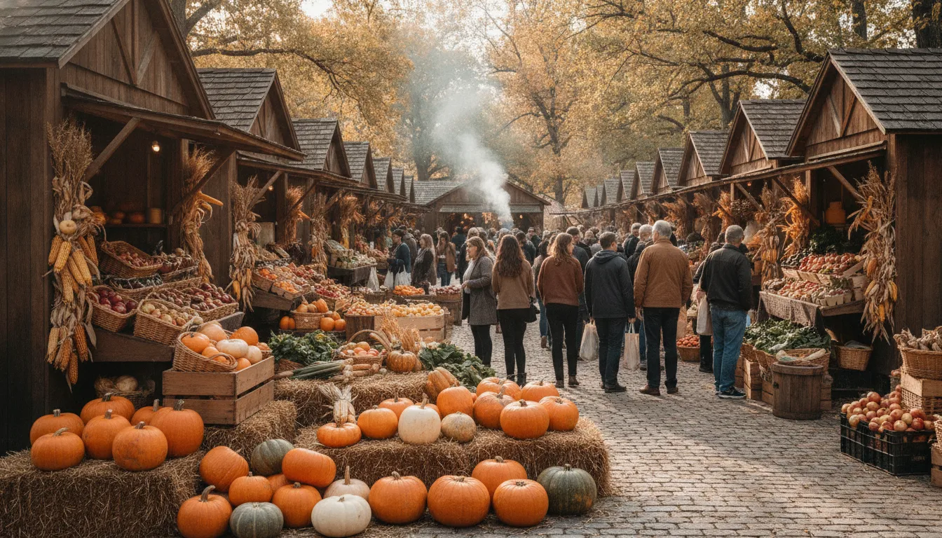 AI reference frame for the Fujifilm recipe Market Day Harvest