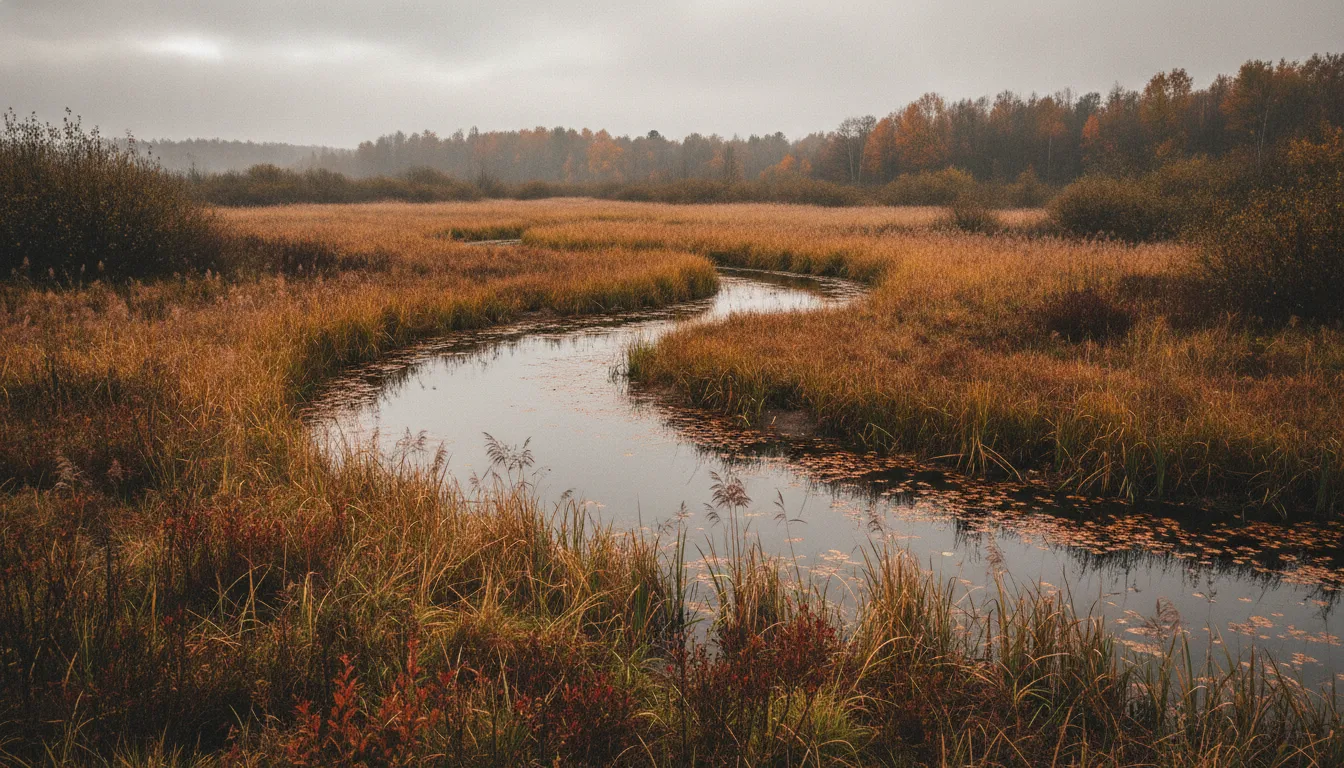 AI reference frame for the Fujifilm recipe Tidal Amber Marsh