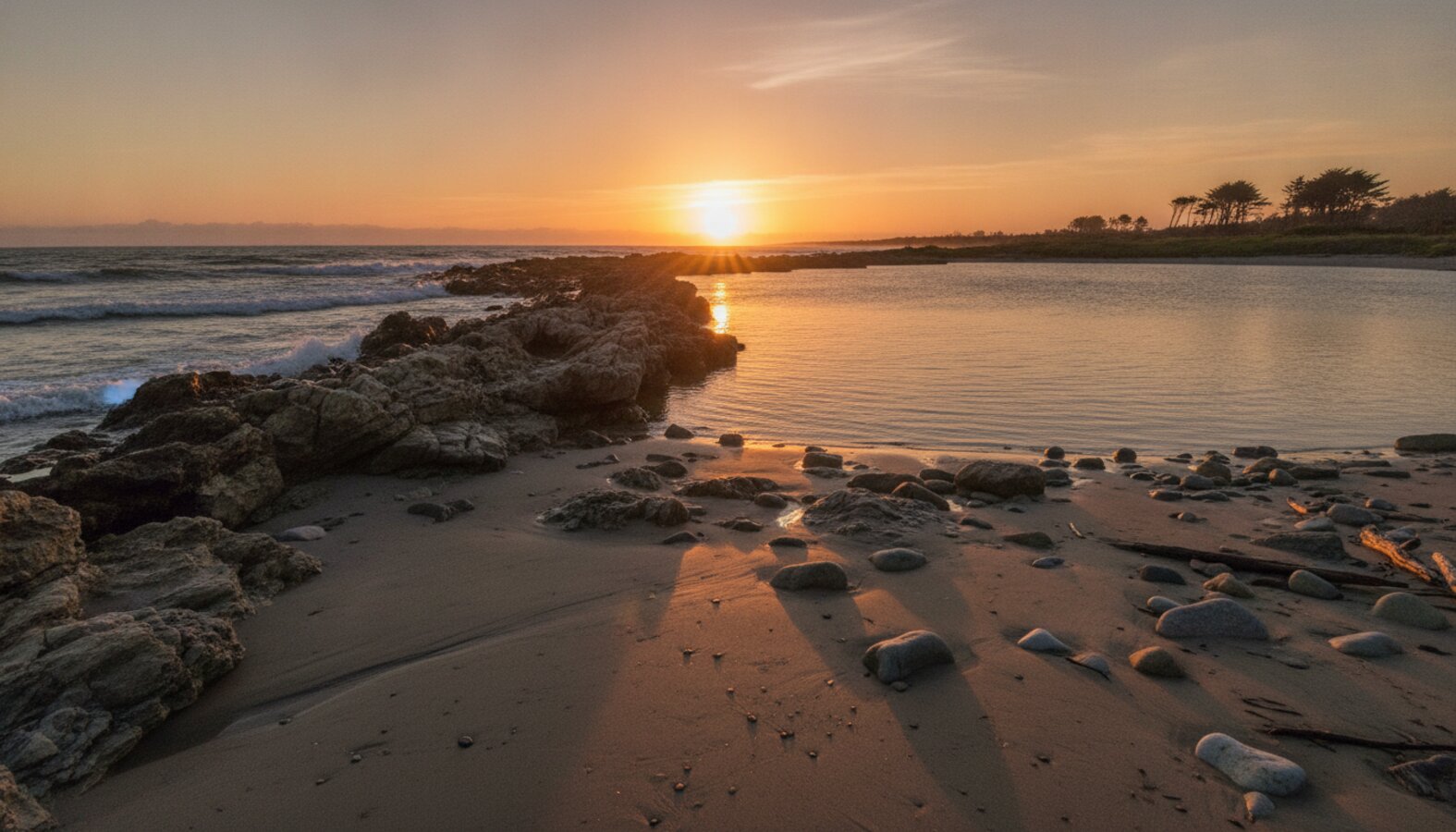 AI reference frame for the Nikon recipe Amber Harvest Shoreline