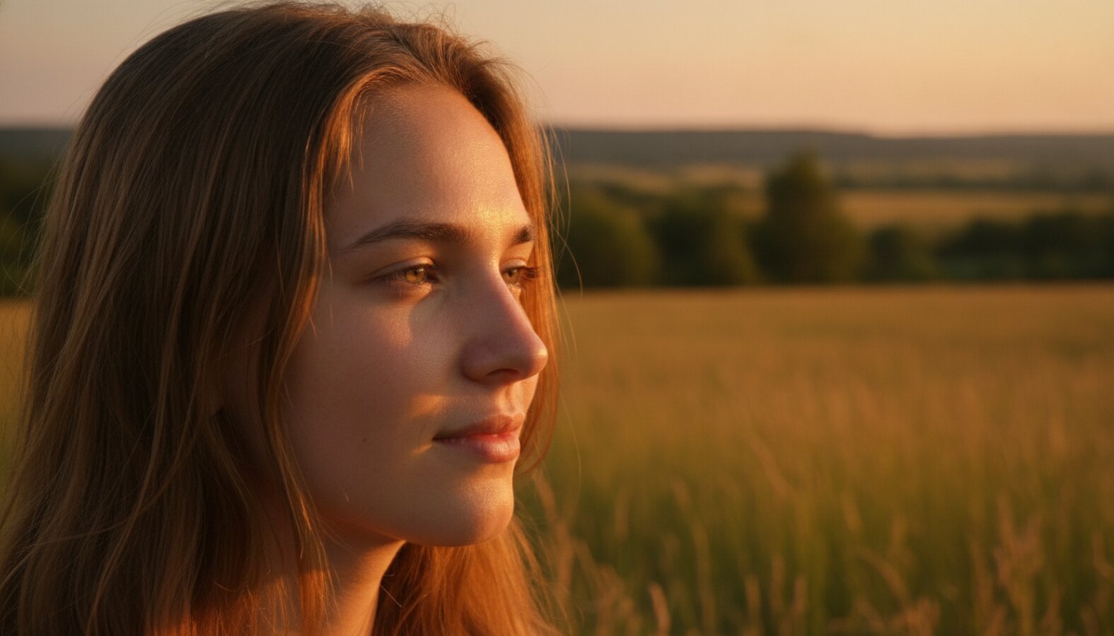 AI reference frame for the Nikon recipe Golden Hour Skin Glow