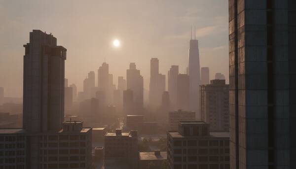 AI reference frame for Haze & Concrete Dusk