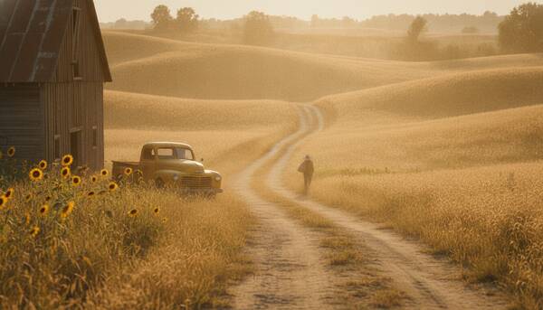 AI reference frame for Harvest Sun Kodachrome