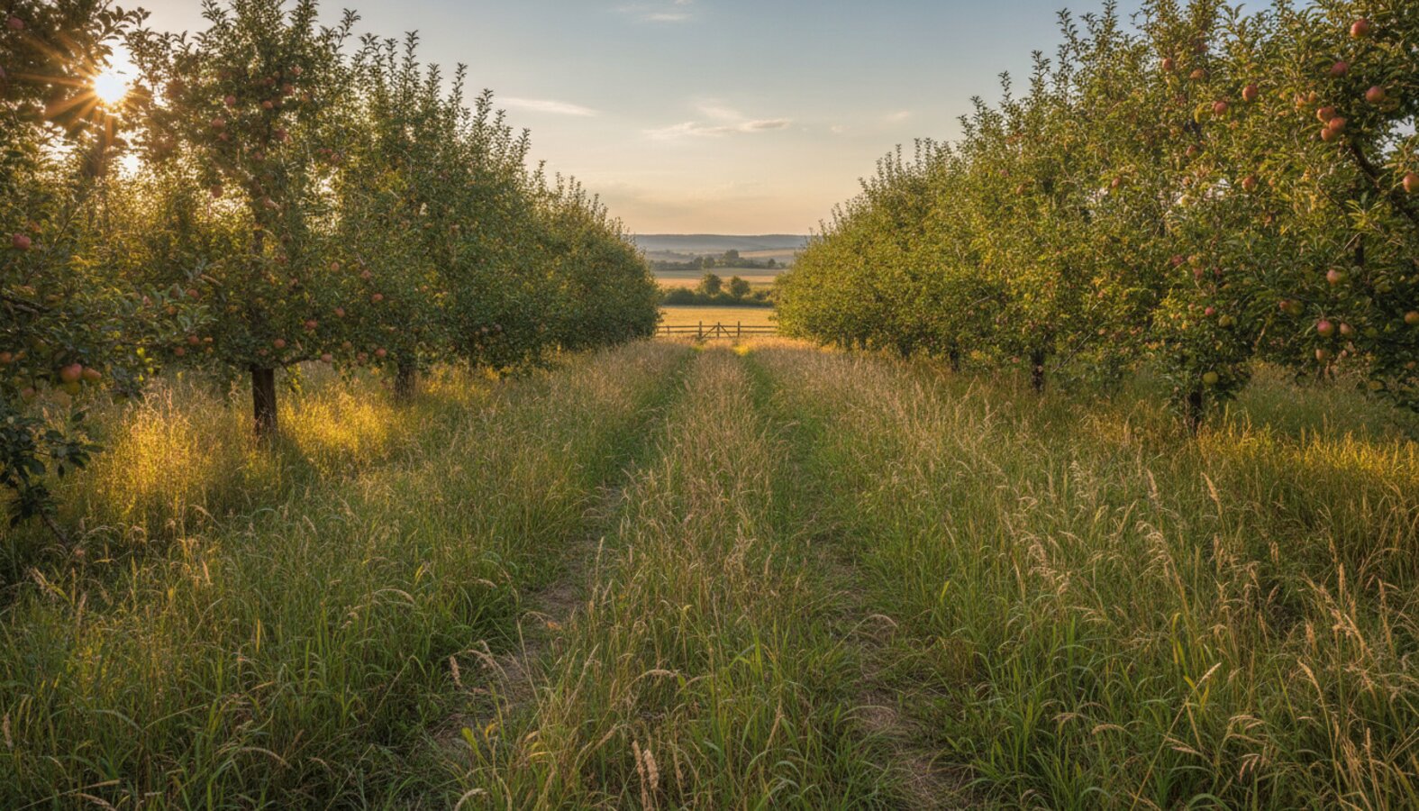 AI reference frame for the Sony recipe Faded Orchard Afternoon