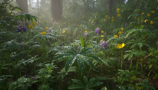 AI reference frame for Dew-Soaked Morning Wild