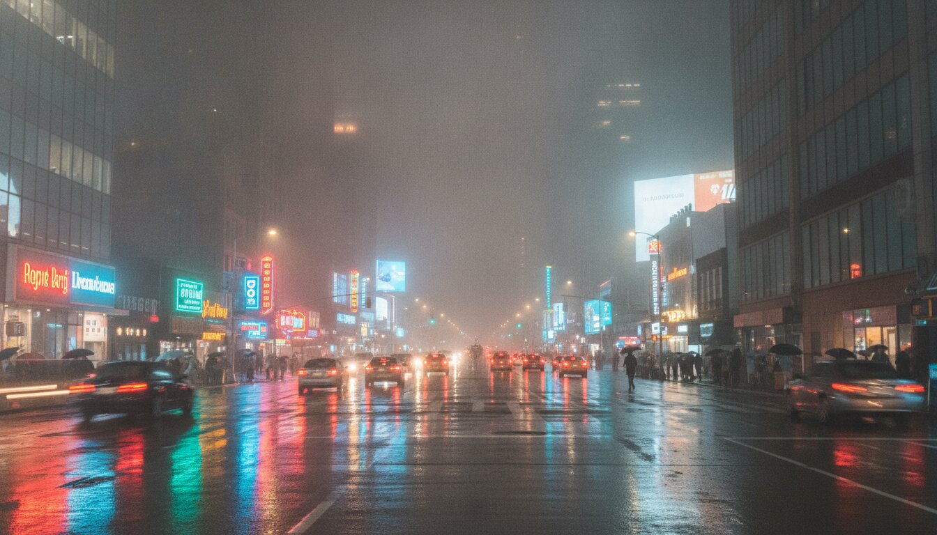 AI reference frame for the Sony recipe Neon Haze City Burn